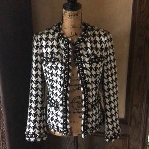 Boston Proper houndstooth blazer